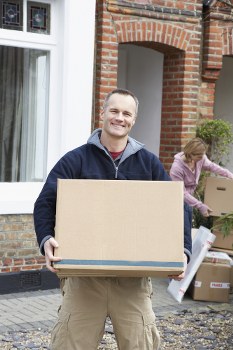 Furniture collection team handling a sofa pick-up in Ickenham