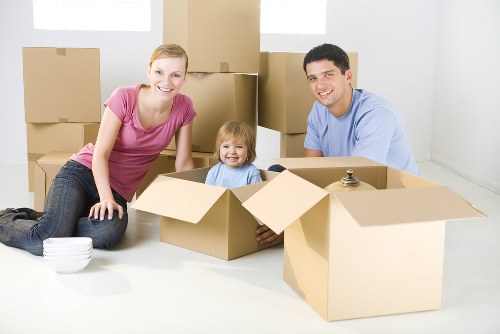 Illustration of cookie usage on a moving service website