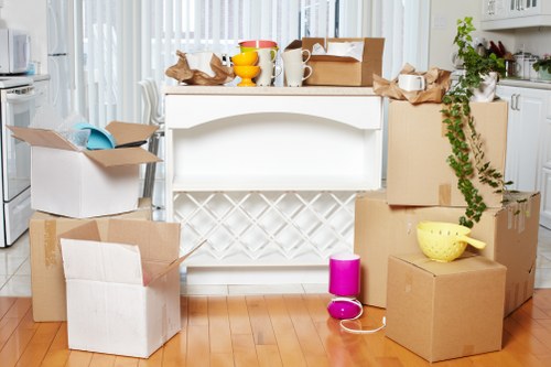 Careful packing and furniture handling for a residential move