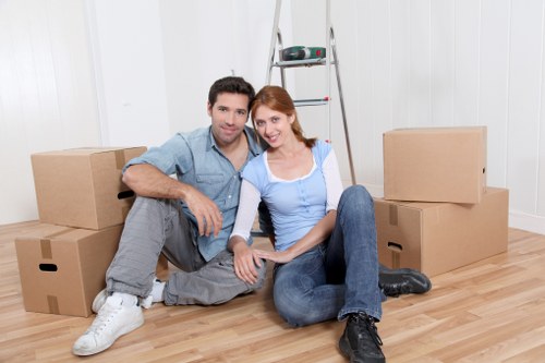 Careful box labelling and household packing in Ickenham
