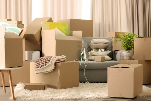 Local van service helping with household items and boxes in Ickenham