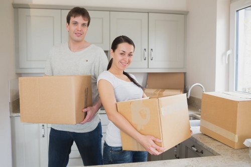 Professional man and van service in Ickenham managing boxes and furniture transport